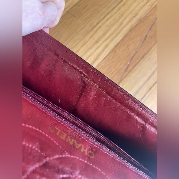 80s Vintage Chanel Lambskin Flap Bag - Picture 14 of 16